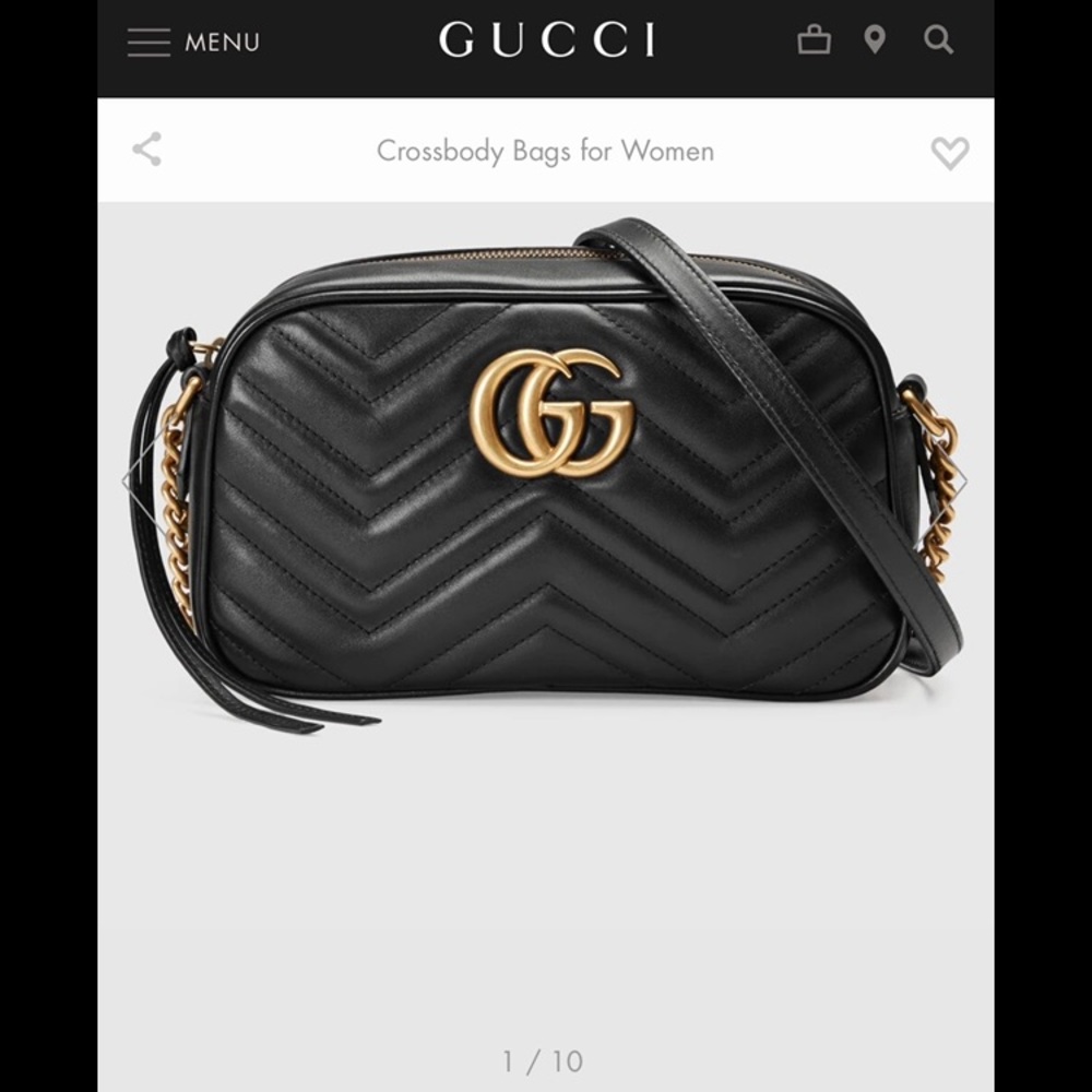 Never used Gucci shoulder bag!